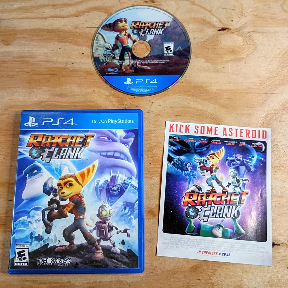 Ratchet & Clank (PS4, 2016) Complete With Case & Insert PlayStation 4